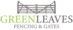 Green Leaves Fencing & Gates logo – global version