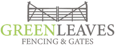 Green Leaves Fencing & Gates logo – mobile version